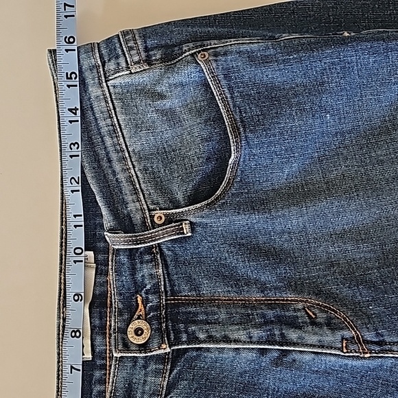 Levi's 515 Bootcut Blue Jeans Denim Pants Stretch Medium Wash Mid-Rise 10 - Picture 8 of 11